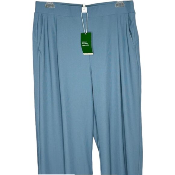 Halara Flex™ High Waisted Body Sculpt Waist-Slimming Wide Leg Pants - Blue - XL - Picture 3 of 8